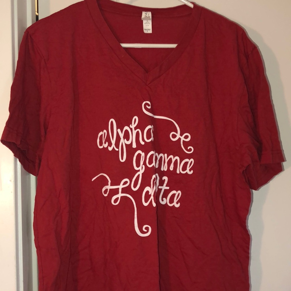 Alpha Gamma Delta Low VNeck